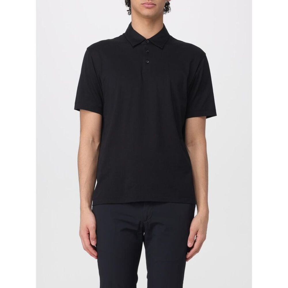 Zanone Men Cotton And Silk Polo Shirt Zanone